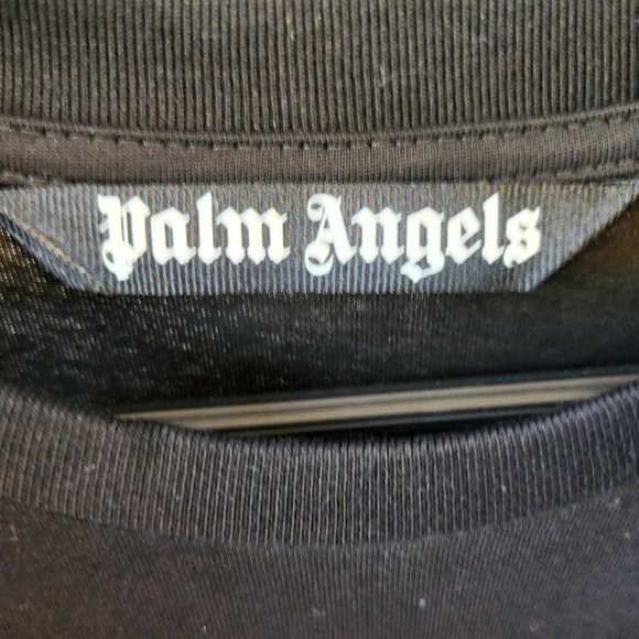 Palm Angels Men T-Shirt Sz M Fisherman Club Embroidered Women Fish Graphic NWT - Picture 4 of 16